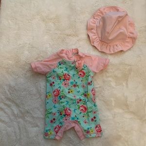 Baby Swim Suit and Hat